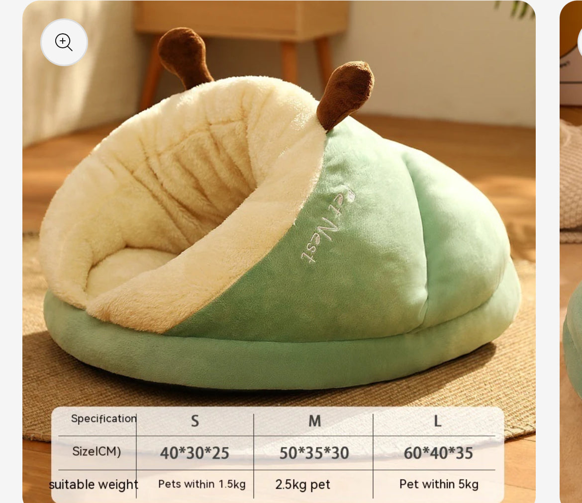 Cozy Winter Slipper Pet Nest