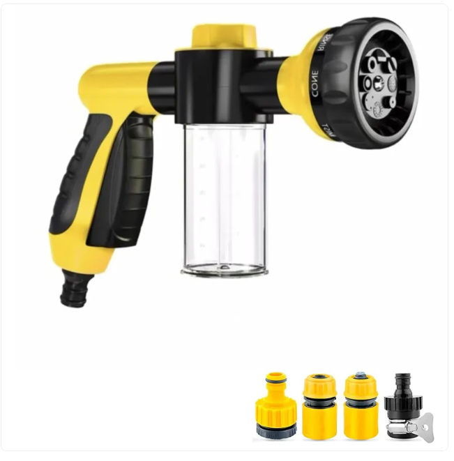 8-in-1 Dog Shower Sprayer & Grooming Brush